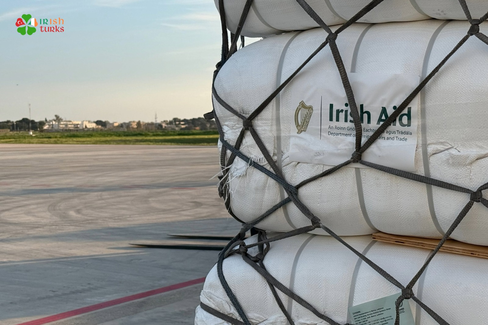 İrlanda Lübnan’a 8000 Battaniye Bağışladı