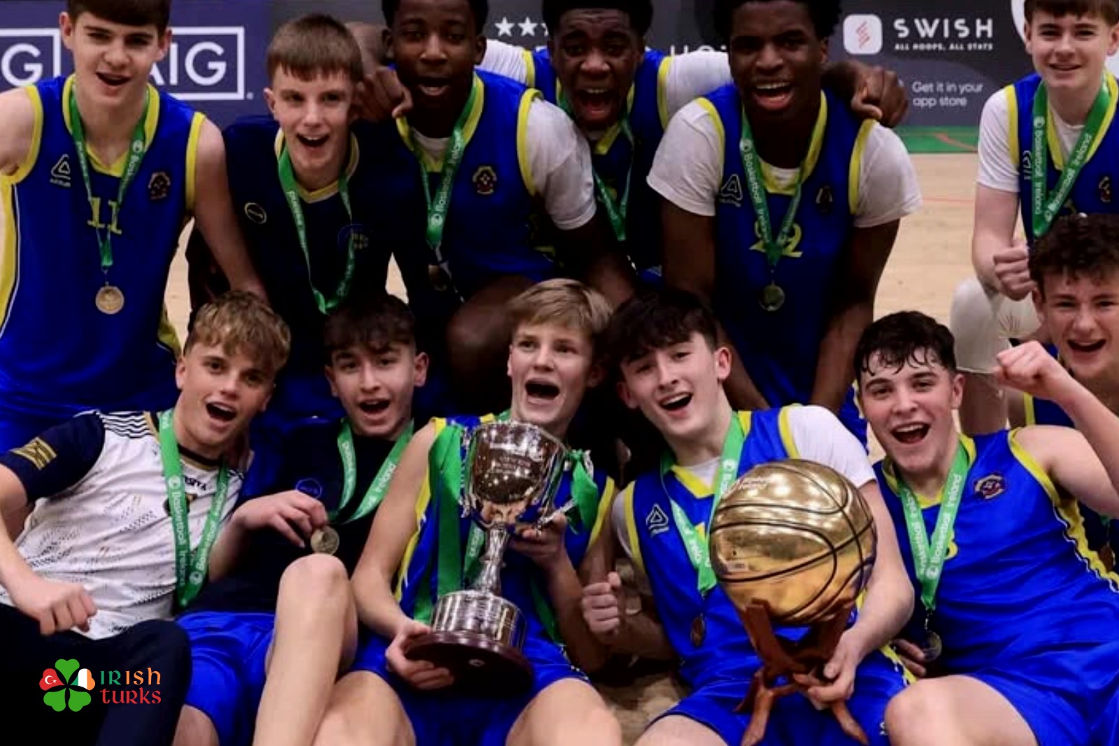 İrlanda’daki Türk Basketbolcu Genç Takımını Şampiyonluğa Taşıdı